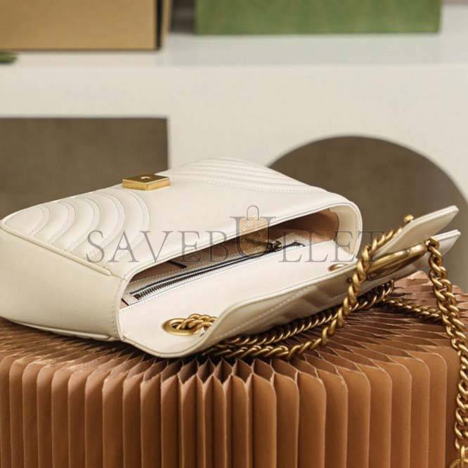 G*u*i marmont small matelasse shoulder bag 443497 (26*15*7cm)